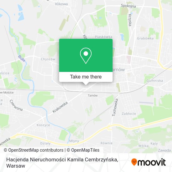 Hacjenda Nieruchomości Kamila Cembrzyńska map