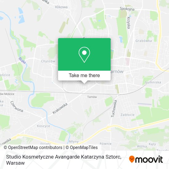 Studio Kosmetyczne Avangarde Katarzyna Sztorc map