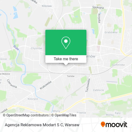 Agencja Reklamowa Modart S C map