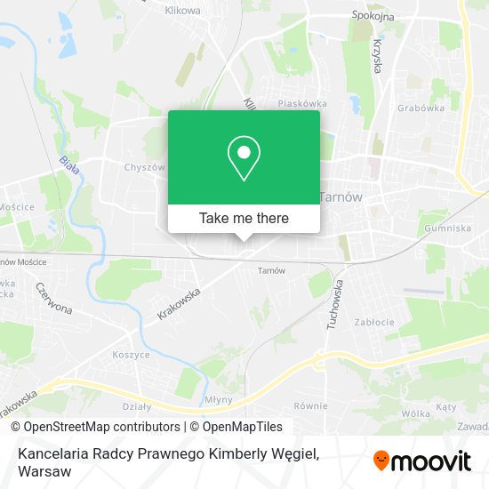 Kancelaria Radcy Prawnego Kimberly Węgiel map