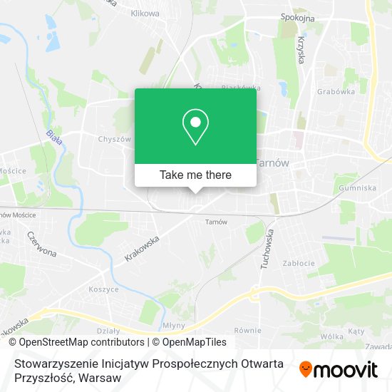 Stowarzyszenie Inicjatyw Prospołecznych Otwarta Przyszłość map