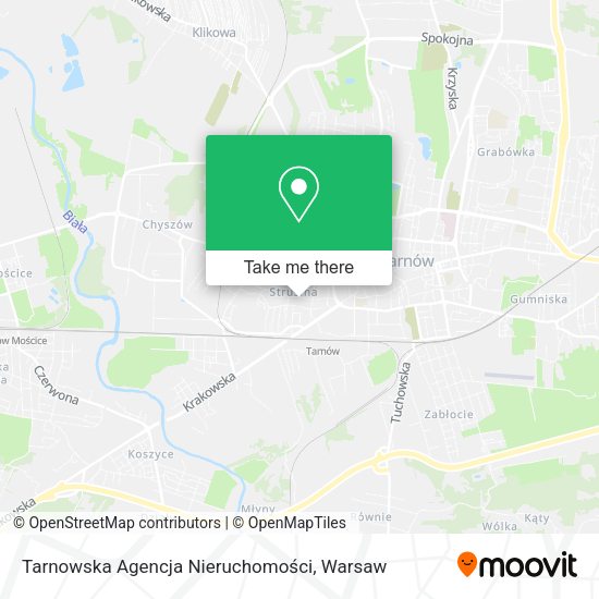 Tarnowska Agencja Nieruchomości map