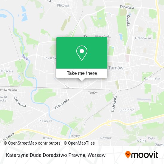 Katarzyna Duda Doradztwo Prawne map