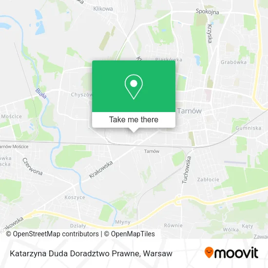 Карта Katarzyna Duda Doradztwo Prawne