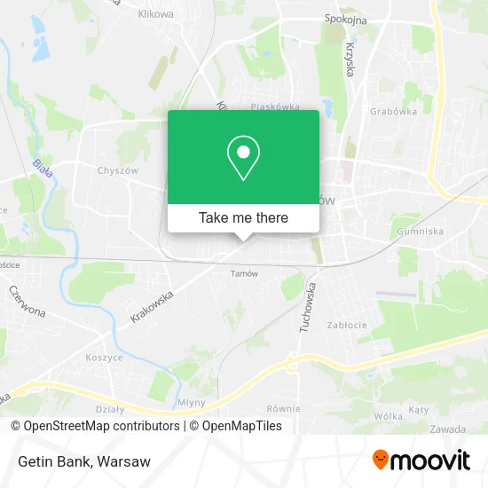 Getin Bank map