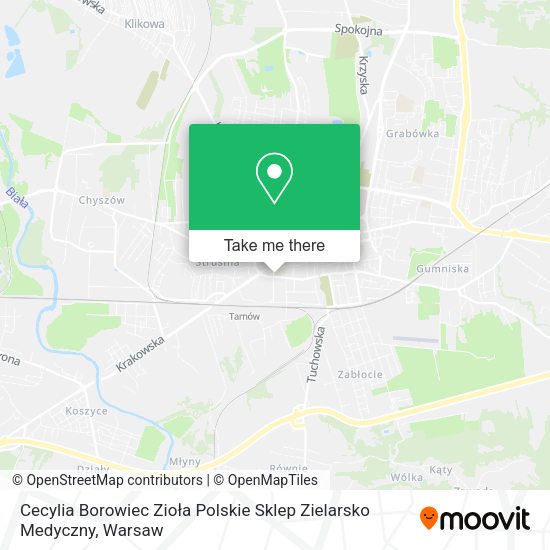 Cecylia Borowiec Zioła Polskie Sklep Zielarsko Medyczny map