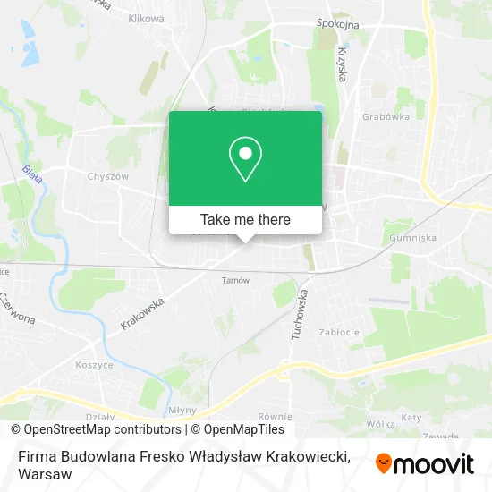 Карта Firma Budowlana Fresko Władysław Krakowiecki