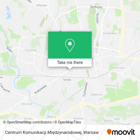 Карта Centrum Komunikacji Międzynarodowej