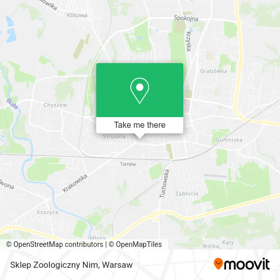 Карта Sklep Zoologiczny Nim