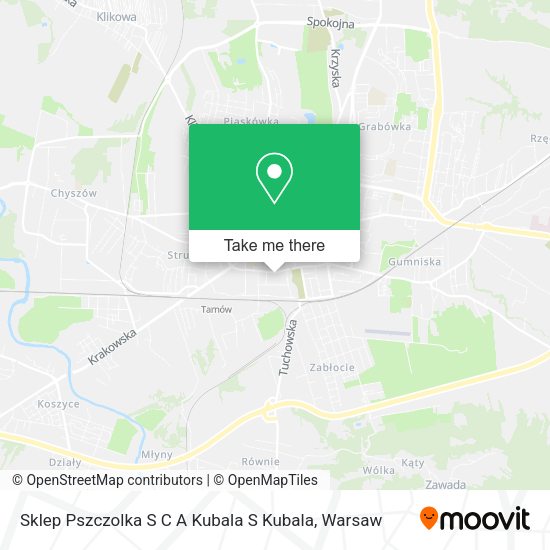 Sklep Pszczolka S C A Kubala S Kubala map