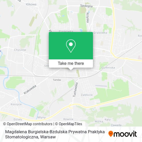 Magdalena Burgielska-Bzdulska Prywatna Praktyka Stomatologiczna map