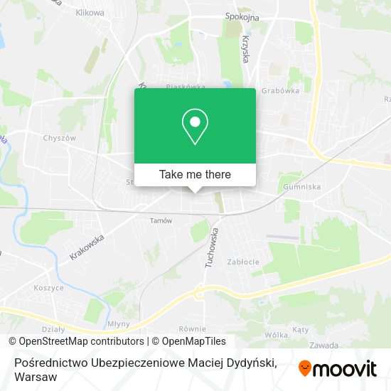 Pośrednictwo Ubezpieczeniowe Maciej Dydyński map