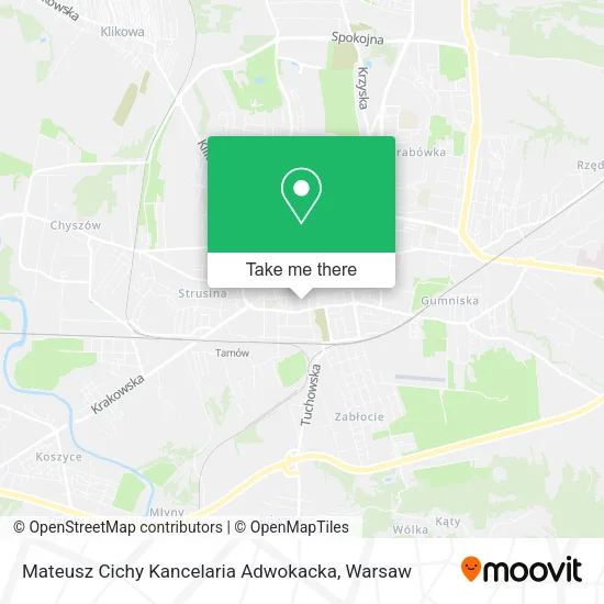 Карта Mateusz Cichy Kancelaria Adwokacka