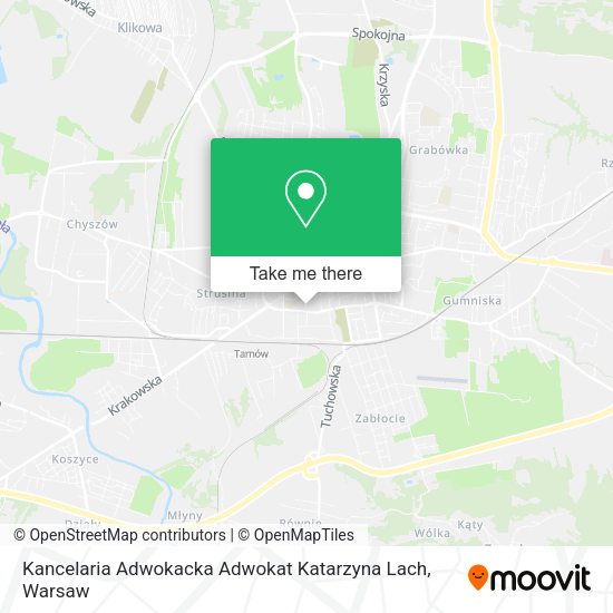 Kancelaria Adwokacka Adwokat Katarzyna Lach map