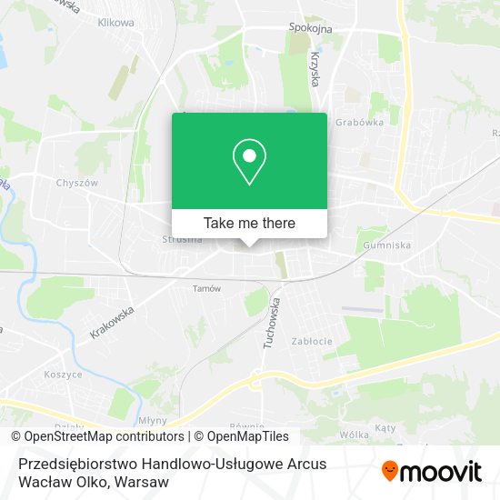 Przedsiębiorstwo Handlowo-Usługowe Arcus Wacław Olko map