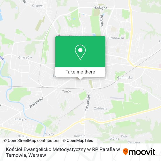 Kościół Ewangelicko Metodystyczny w RP Parafia w Tarnowie map