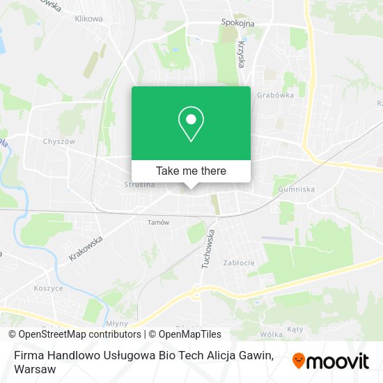 Firma Handlowo Usługowa Bio Tech Alicja Gawin map