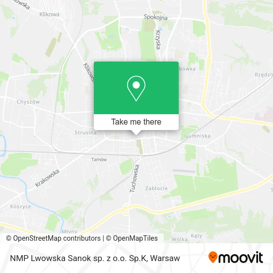 Карта NMP Lwowska Sanok sp. z o.o. Sp.K