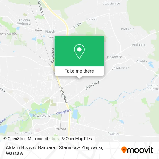Карта Aldam Bis s.c. Barbara i Stanisław Zbijowski