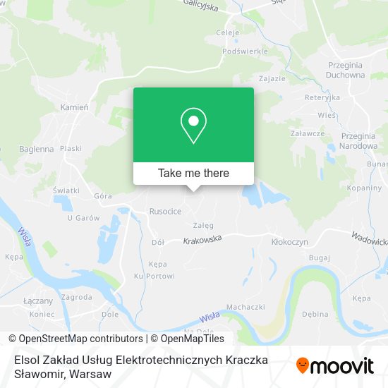 Elsol Zakład Usług Elektrotechnicznych Kraczka Sławomir map