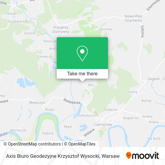 Axis Biuro Geodezyjne Krzysztof Wysocki map