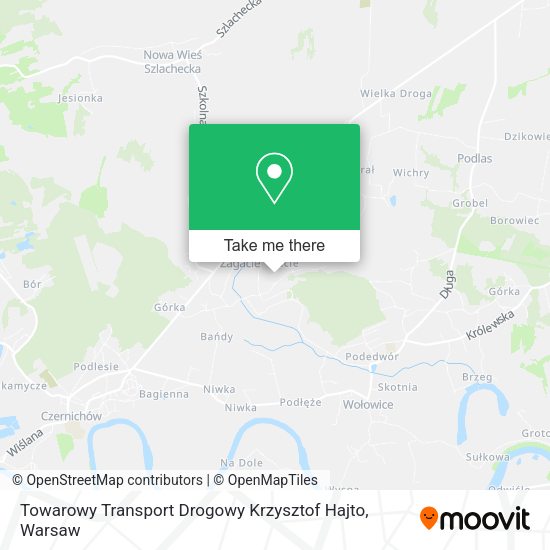 Towarowy Transport Drogowy Krzysztof Hajto map