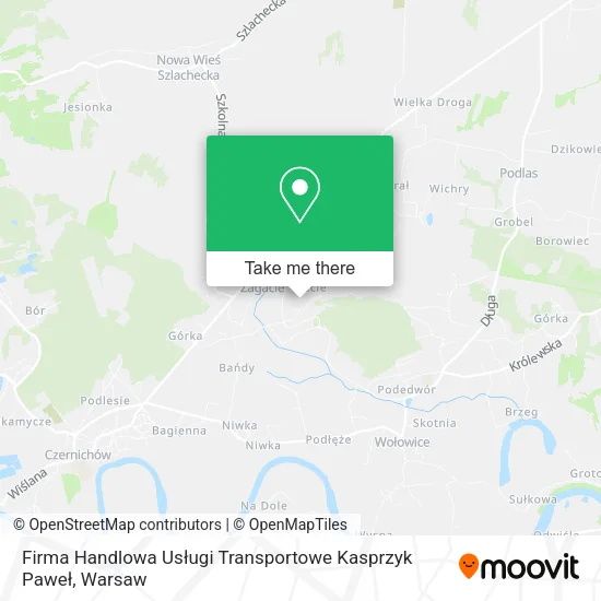 Firma Handlowa Usługi Transportowe Kasprzyk Paweł map