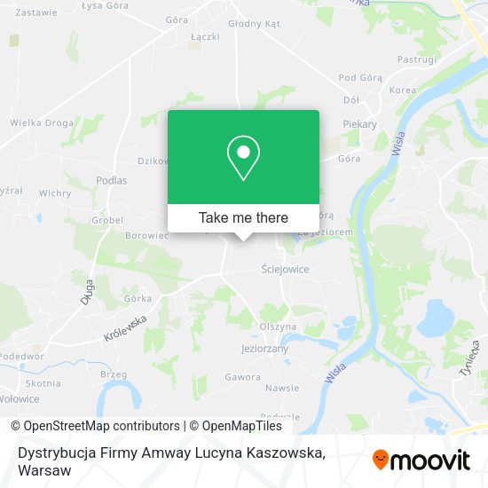 Dystrybucja Firmy Amway Lucyna Kaszowska map