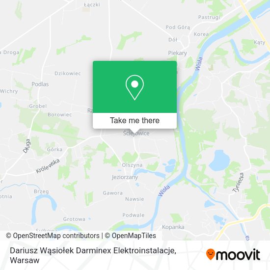 Dariusz Wąsiołek Darminex Elektroinstalacje map