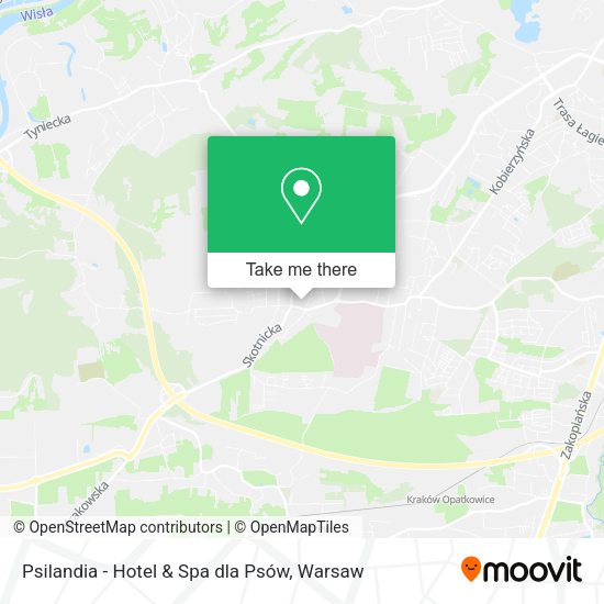 Psilandia - Hotel & Spa dla Psów map