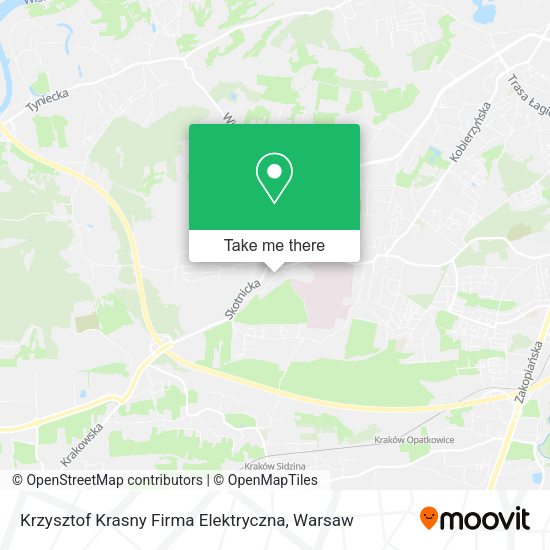 Krzysztof Krasny Firma Elektryczna map