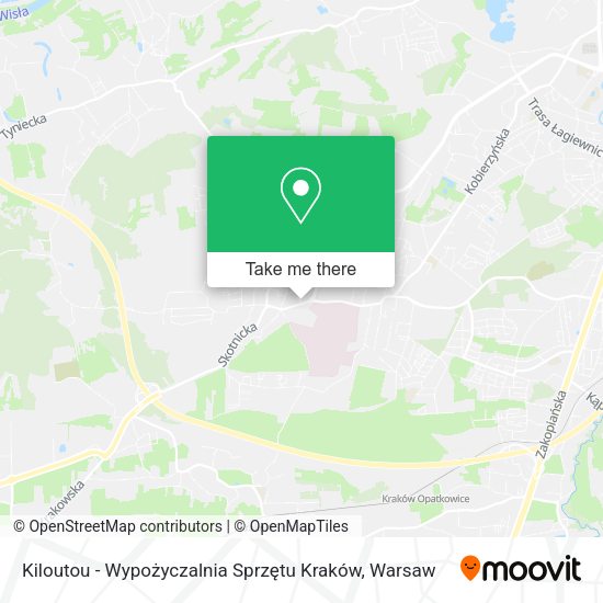 Kiloutou - Wypożyczalnia Sprzętu Kraków map