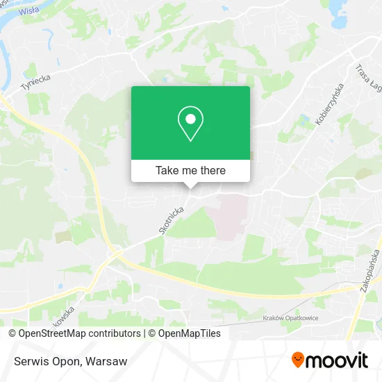 Карта Serwis Opon
