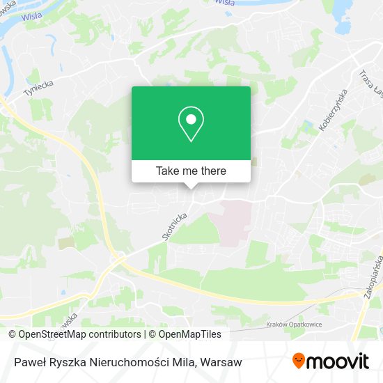 Paweł Ryszka Nieruchomości Mila map