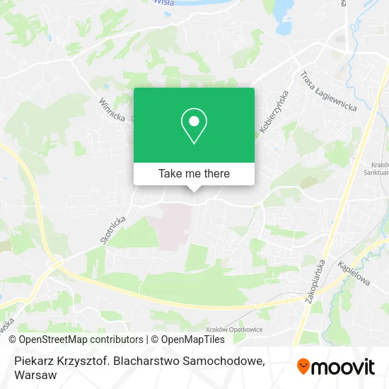 Карта Piekarz Krzysztof. Blacharstwo Samochodowe