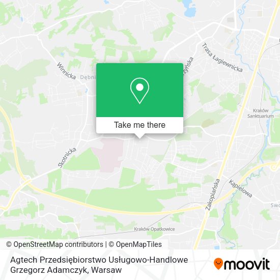 Agtech Przedsiębiorstwo Usługowo-Handlowe Grzegorz Adamczyk map