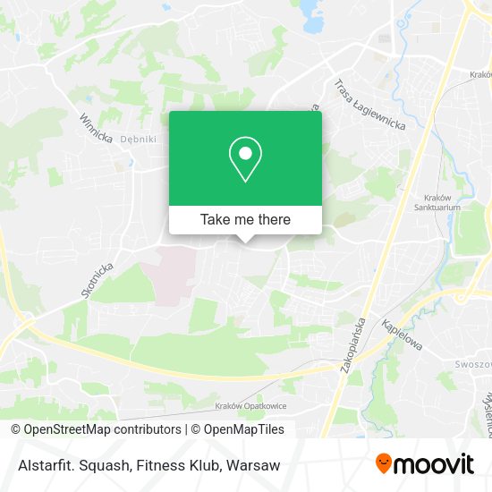 Alstarfit. Squash, Fitness Klub map