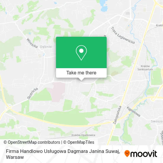 Карта Firma Handlowo Usługowa Dagmara Janina Suwaj