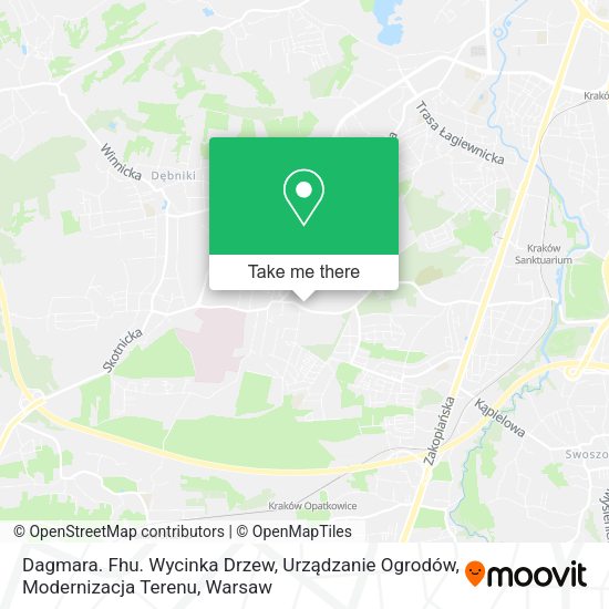 Dagmara. Fhu. Wycinka Drzew, Urządzanie Ogrodów, Modernizacja Terenu map