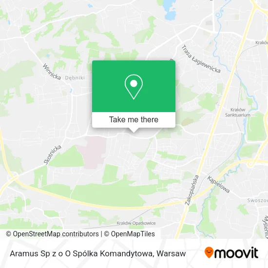Карта Aramus Sp z o O Spólka Komandytowa
