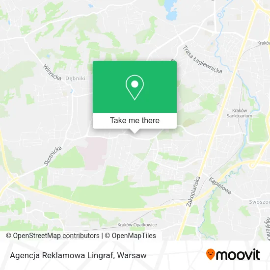 Карта Agencja Reklamowa Lingraf