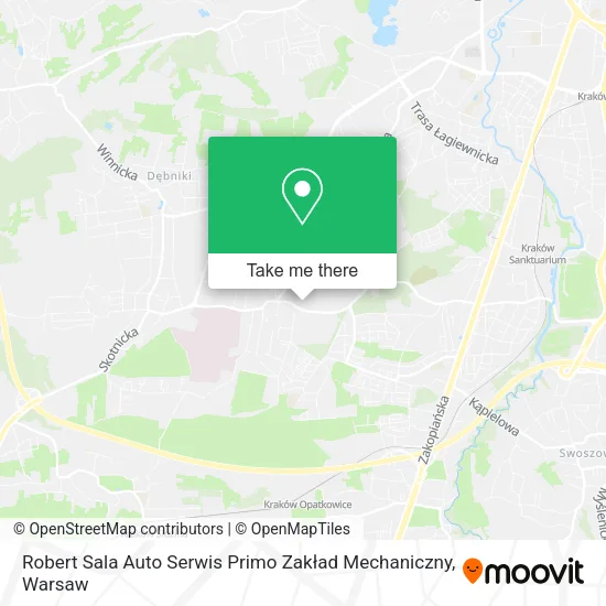 Карта Robert Sala Auto Serwis Primo Zakład Mechaniczny