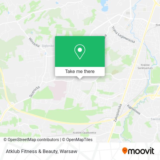 Atklub Fitness & Beauty map