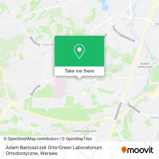 Карта Adam Bartoszczyk Orto-Green Laboratorium Ortodontyczne