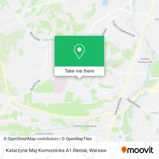 Карта Katarzyna Maj-Komornicka A1.Rental