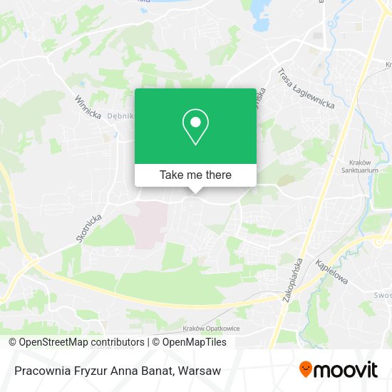 Pracownia Fryzur Anna Banat map