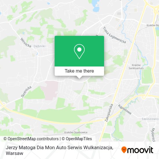 Jerzy Matoga Dia Mon Auto Serwis Wulkanizacja map