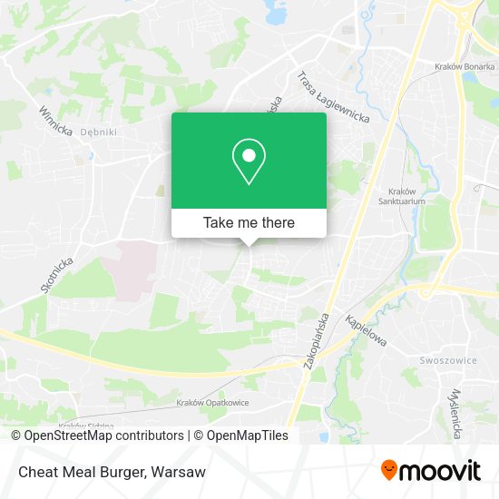 Cheat Meal Burger map