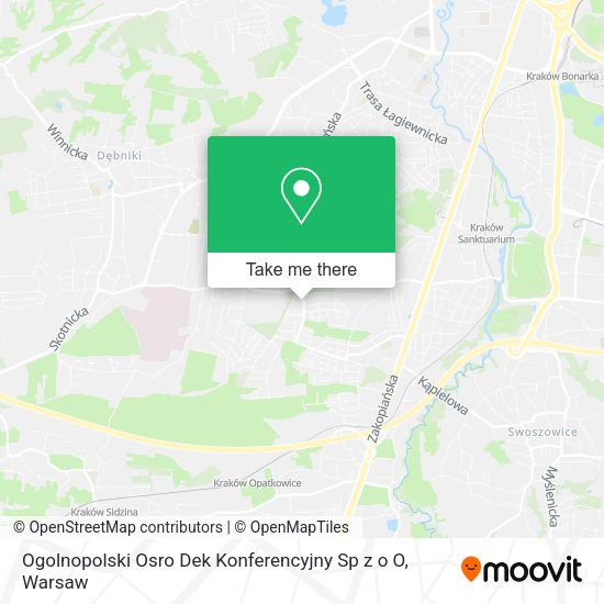 Ogolnopolski Osro Dek Konferencyjny Sp z o O map