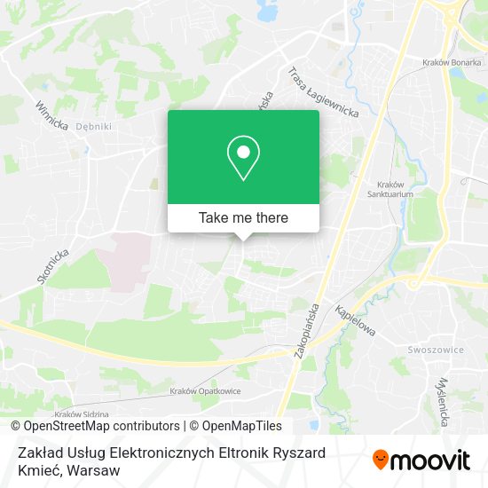 Zakład Usług Elektronicznych Eltronik Ryszard Kmieć map